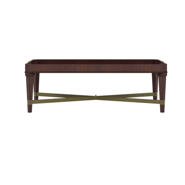 Revival Mahogany Rectangular Cocktail Table By Art Furniture 9