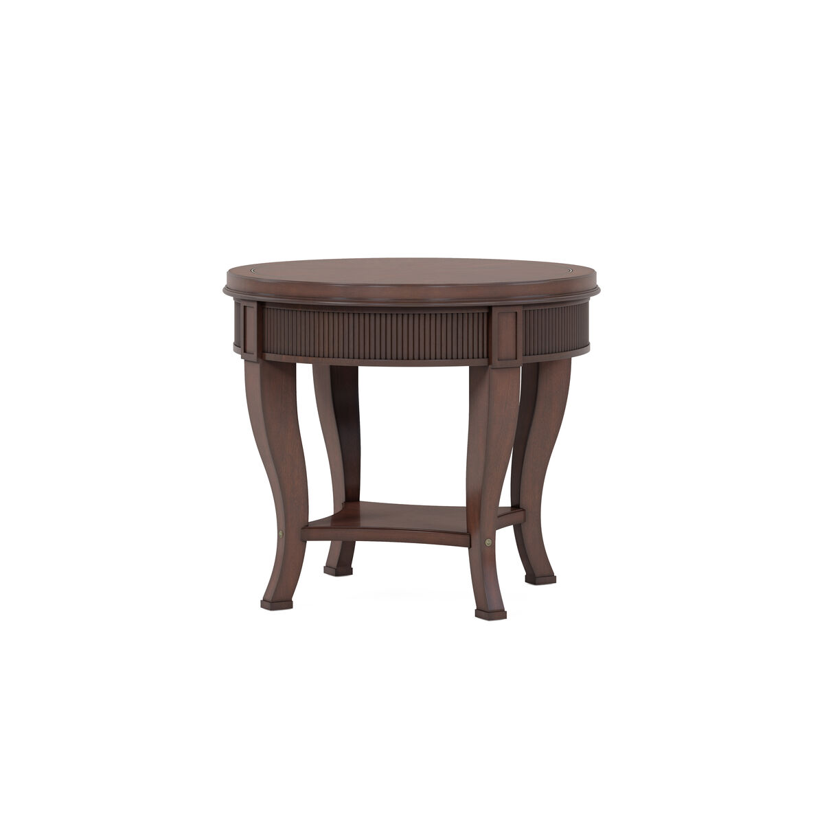 Revival Mahogany Round End Table By Art Furniture