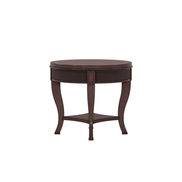 Revival Mahogany Round End Table By Art Furniture 7