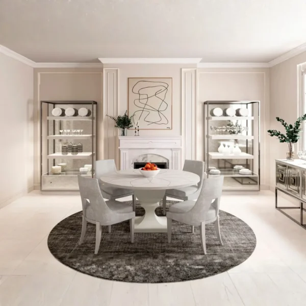 Mezzanine - Round Light Gray Dining Table By Art Furniture - Image 6