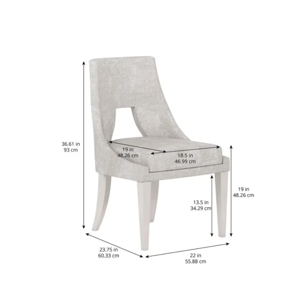 Mezzanine - Light Gray Side Chair Set of 2 By Art Furniture - Image 4