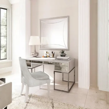 Mezzanine – Light Gray Writing Desk By Art Furniture