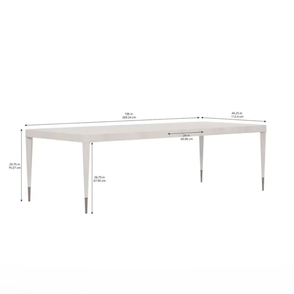 Mezzanine - Rectangular Light Gray Dining Table By Art Furniture - Image 5