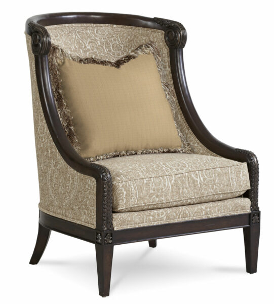Giovanna Carved Wood Accent Chair By Art Furniture | Mobilia Cleopatra Giovanna Carved Wood Accent Chair By Art furniture