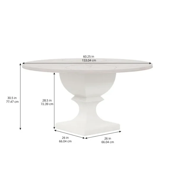 Mezzanine - Round Light Gray Dining Table By Art Furniture - Image 4