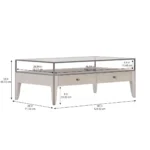 Mezzanine - Rectangular Light Gray Cocktail Table By Art Furniture - Image 5