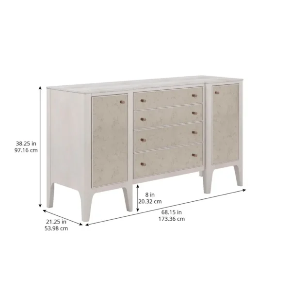 Mezzanine - Light Gray Buffet By Art Furniture - Image 4