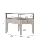 Mezzanine - Light Gray End Table By Art Furniture - Image 4