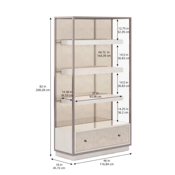 Mezzanine - Light Gray Etagere By Art Furniture - Image 2