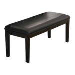 Dark espresso Cristo Collection Bench By Homelegance Dining Chair & Bench Mobilia Cleopatra 9 Dark espresso Cristo Collection Bench By Homelegance 9