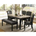 Dark espresso Cristo Collection Bench By Homelegance Dining Chair & Bench Mobilia Cleopatra 10 Dark espresso Cristo Collection Bench By Homelegance 10