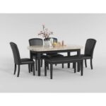 Dark espresso Cristo Collection Bench By Homelegance Dining Chair & Bench Mobilia Cleopatra 11 Dark espresso Cristo Collection Bench By Homelegance 11