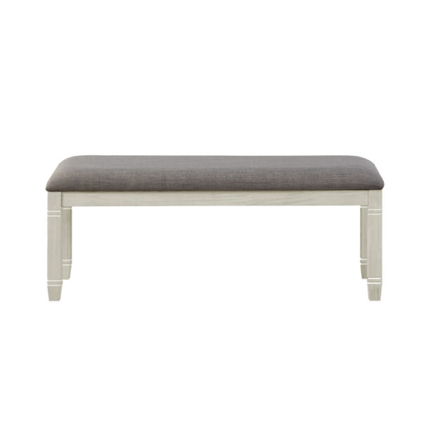 White Granby Collection Bench By Homelegance 7