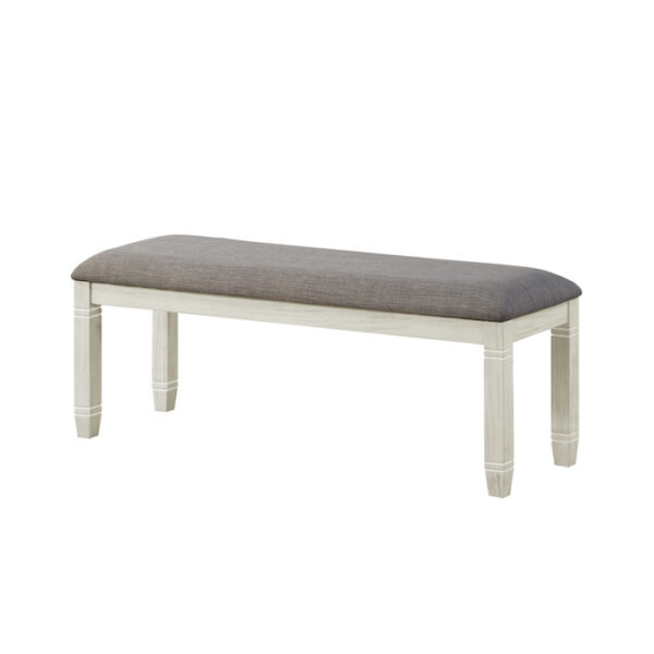 White Granby Collection Bench By Homelegance 9