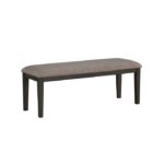 Gray Finish Baresford Collection Bench By Homelegance Dining Chair & Bench Mobilia Cleopatra 11 Gray Finish Baresford Collection Bench By Homelegance 11