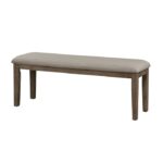 wire-brush brown finish Armhurst Collection Bench By Homelegance 11