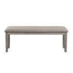 Wire-brush Gray finish Armhurst Collection Bench By Homelegance 9