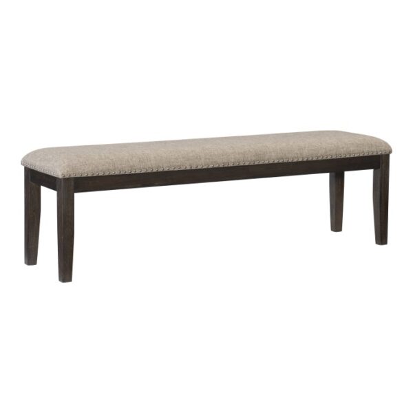 Wire-brush brown finish Southlake Collection Bench By Homelegance 8