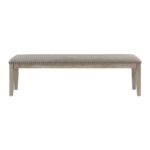 Wire-brush brownish Gray finish Southlake Collection Bench By Homelegance 15
