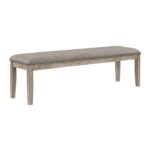 Wire-brush brownish Gray finish Southlake Collection Bench By Homelegance 19