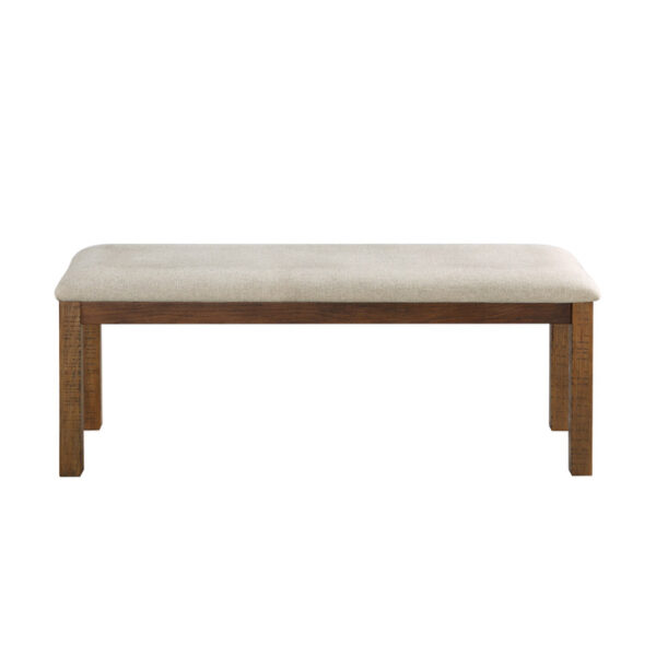 Brown Finish Bonner Collection Bench By Homelegance 8