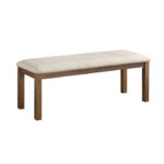 Brown Finish Bonner Collection Bench By Homelegance Dining Chair & Bench Mobilia Cleopatra 14 Brown Finish Bonner Collection Bench By Homelegance 14