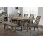 light brown Codie Collection Bench By Homelegance Dining Chair & Bench Mobilia Cleopatra 8 light brown Codie Collection Bench By Homelegance 8