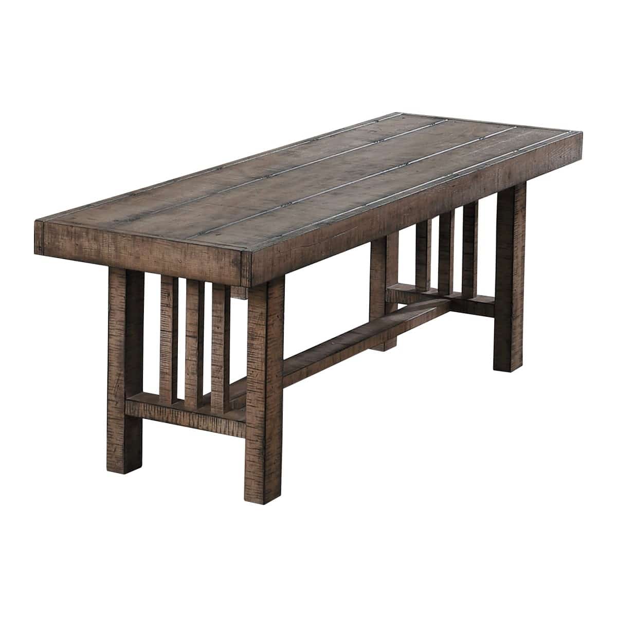 light brown Codie Collection Bench By Homelegance