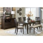 dark brown Makah Collection Bench By Homelegance Dining Chair & Bench Mobilia Cleopatra 14 dark brown Makah Collection Bench By Homelegance 14