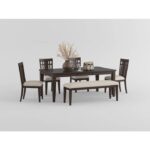 dark brown Makah Collection Bench By Homelegance Dining Chair & Bench Mobilia Cleopatra 12 dark brown Makah Collection Bench By Homelegance 12
