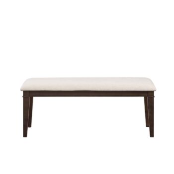 dark brown Makah Collection Bench By Homelegance
