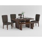 Walnut Sedley Collection Bench By Homelegance Dining Chair & Bench Mobilia Cleopatra 17 Walnut Sedley Collection Bench By Homelegance 17