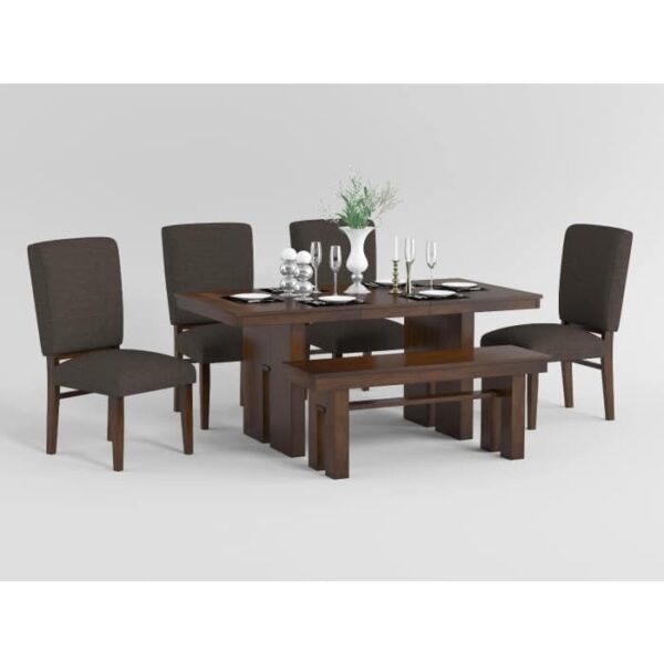 Walnut Sedley Collection Bench By Homelegance 12