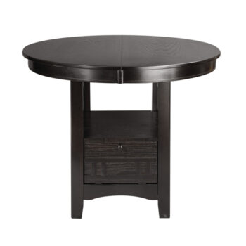 The dark cherry Junipero Collection Counter Hight table By Homelegance