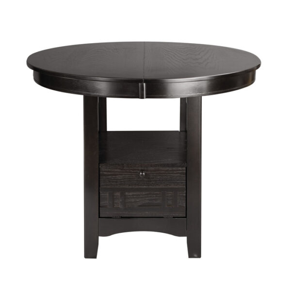 The dark cherry Junipero Collection Counter Hight table By Homelegance 8