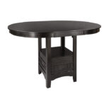 The dark cherry Junipero Collection Counter Hight table By Homelegance 14