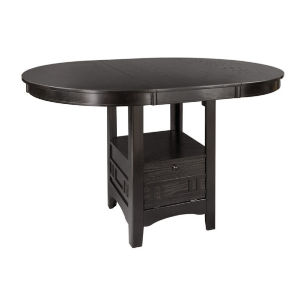 The dark cherry Junipero Collection Counter Hight table By Homelegance 9