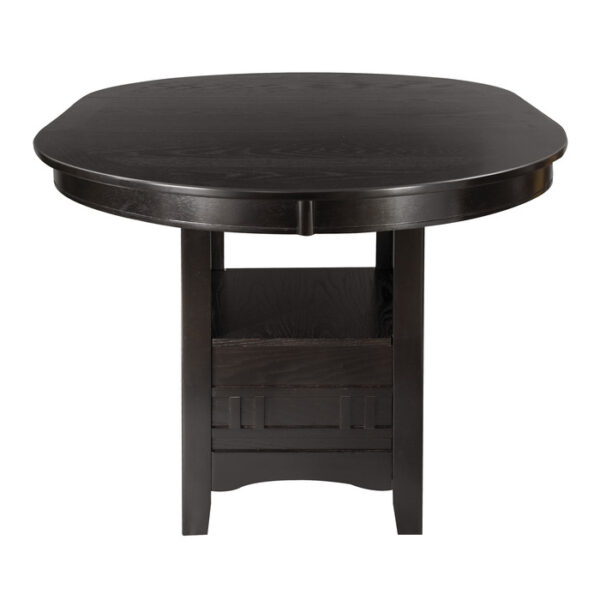 The dark cherry Junipero Collection Counter Hight table By Homelegance 10