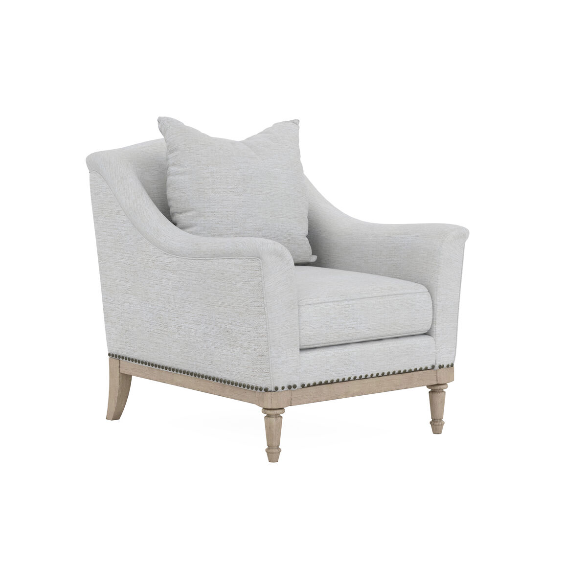 Magritte Gray Lounge Chair Flax By Art Furniture