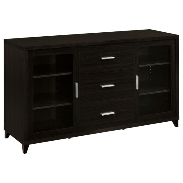 Lewes 4-piece Entertainment Center Cappuccino by 700881-S4 Coaster Furniture 12