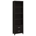 Lewes 4-piece Entertainment Center Cappuccino by 700881-S4 Coaster Furniture 21