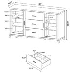 Lewes 4-piece Entertainment Center Cappuccino by 700881-S4 Coaster Furniture 26
