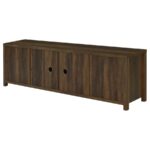 Madra Rectangular TV Console with 2 Sliding Doors 736273 by Coaster Furniture 21