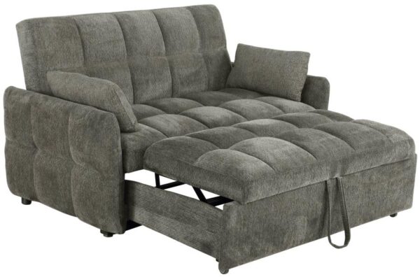 Cotswold Tufted Cushion Sleeper Sofa Bed Dark Gray 508308 By Coaster Furniture 11