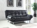 Dilleston Tufted Back Upholstered Sofa Bed Black 300281 By Coaster Furniture 13