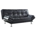 Dilleston Tufted Back Upholstered Sofa Bed Black 300281 By Coaster Furniture 16