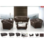 262 Full Leather Living Room Set