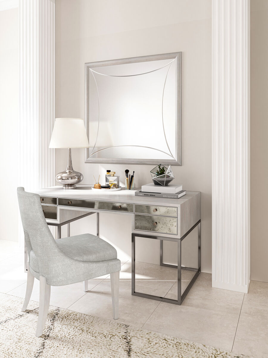 Mezzanine – Light Gray Writing Desk By Art Furniture