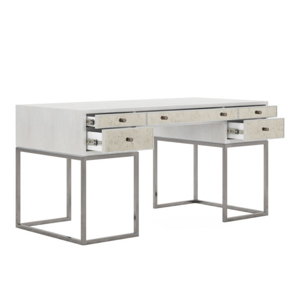 Mezzanine – Light Gray Writing Desk By Art Furniture 7
