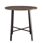 Brown Chevre Collection Round Counter Height Table By Homelegance 9